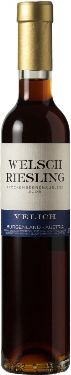 Вино Velich, Welschriesling Trockenbeerenauslese