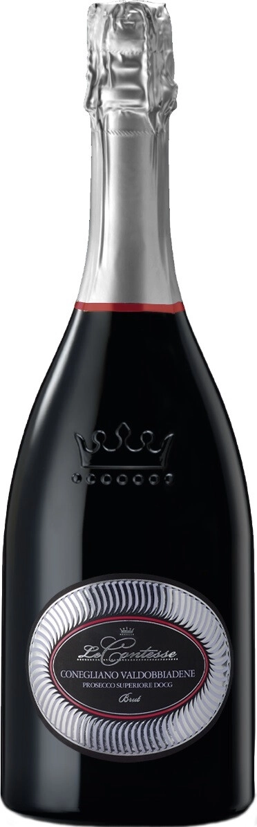 Игристое вино Le Contesse, Conegliano Valdobbiadene Prosecco Superiore DOCG Brut