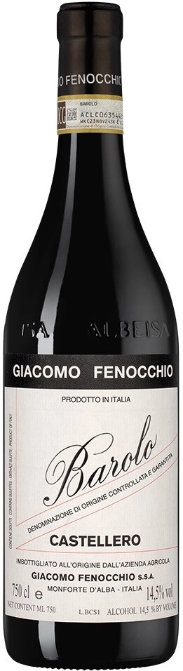 Вино Giacomo Fenocchio, Barolo "Castellero" DOCG