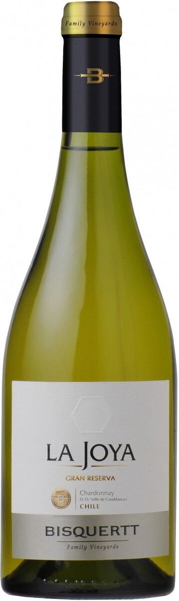 Вино Bisquertt, "La Joya" Gran Reserva Chardonnay, Colchagua Valley DO