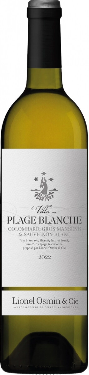 Вино Lionel Osmin & Cie, "Villa Plage Blanche", Cotes de Gascogne IGP