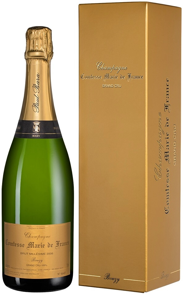 Шампанское Paul Bara, "Comtesse Marie de France" Brut Grand Cru, Champagne AOC