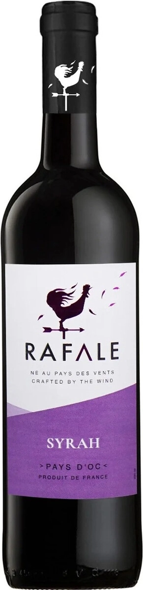 Вино "Rafale" Syrah, Pays d'Oc IGP