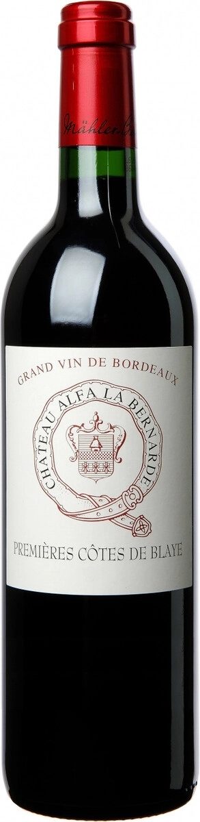 Вино Chateau Alfa la Bernarde, Premieres Cotes de Blaye AOC