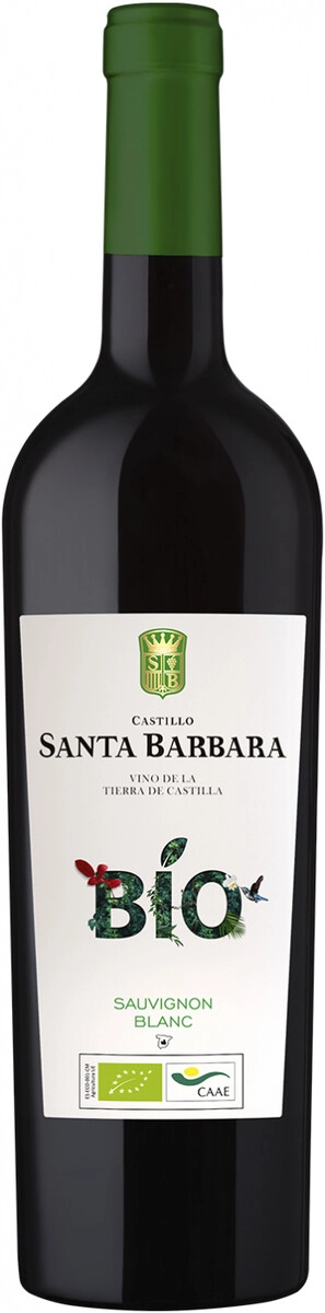 Вино "Castillo Santa Barbara" Sauvignon Blanc BIO, Tierra de Castilla IGP