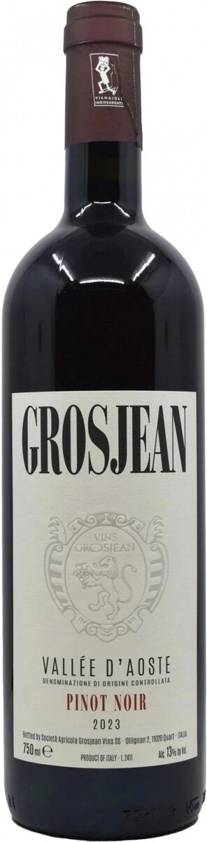 Вино Grosjean, Pinot Noir, Vallee d'Aoste DOC