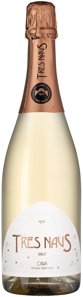 Игристое вино Domenio Wines, "Tres Naus" Brut Rosat, Cava DO