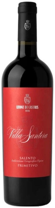 Вино Leone de Castris, "Villa Santera" Primitivo, Salento IGT