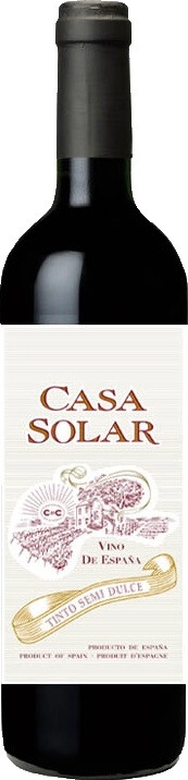Вино Cosecheros y Criadores, "Casa Solar" Tinto Semi Dulce