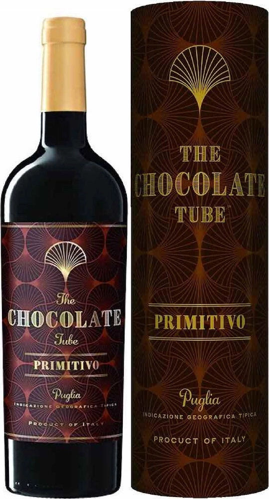 Вино Mare, "The Chocolate Tube" Primitivo, Puglia IGT, in tube