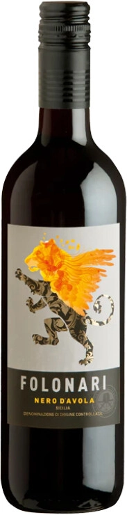 Вино Folonari, Nero d'Avola, Sicilia DOC