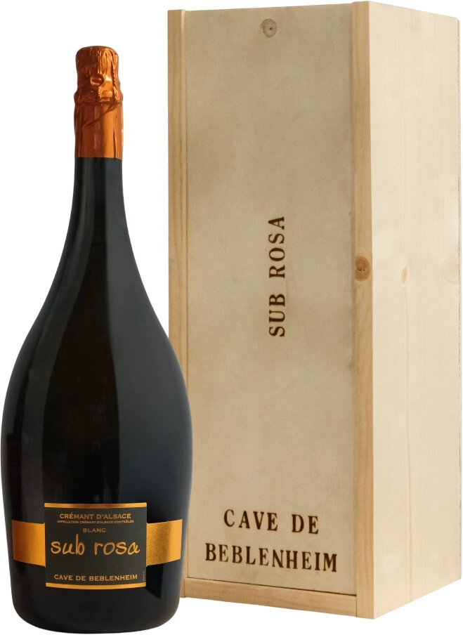 Игристое вино Cave de Beblenheim, Cremant d'Alsace "Sub Rosa" AOC Brut