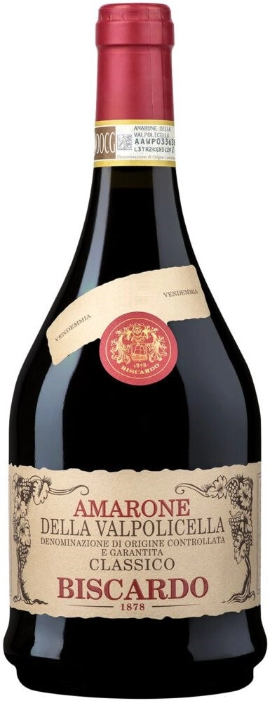 Вино Biscardo, Amarone della Valpolicella Classico DOCG